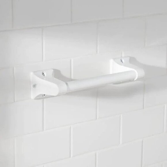 Glacier Bay 9 in. Exposed Screw Assist Bar in Chrome ADA Compliant White - Picture 2 of 11